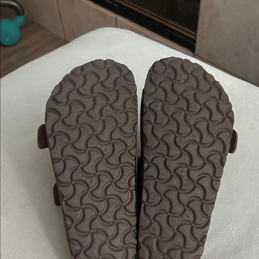 Birkenstock Dark Brown Slide Sandals - Picture 4 of 4